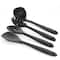 MegaChef Black Silicone Cooking Utensils Set, 12ct.